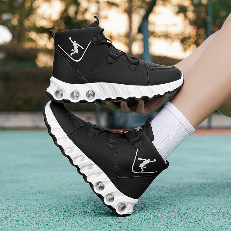 Men's All-Season Outdoor Running Shoes with Durable PVC Sole