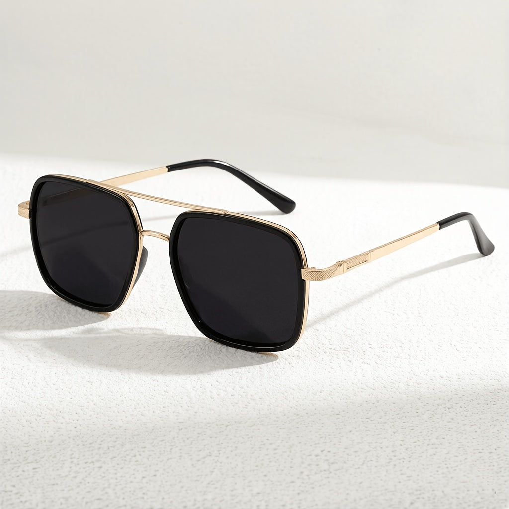 Unisex Double Bridge Polarized Sunglasses with TAC Lenses