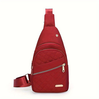 Women's Chest Bag, Large Capacity Crossbody Bag - Ayq