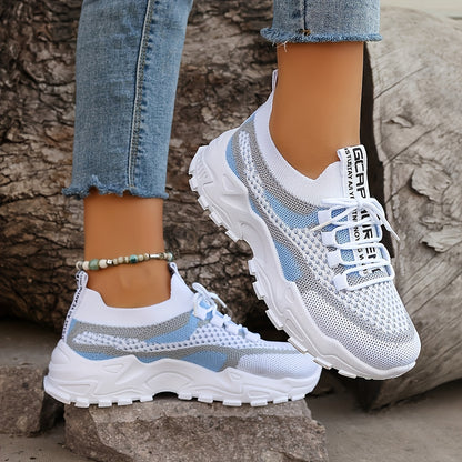Women's Low-Top Breathable Sneakers with Cushioned Sole