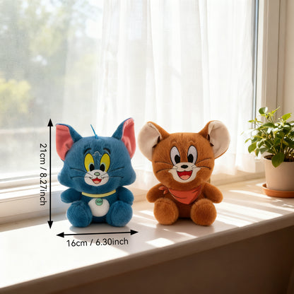 [Wb]Tom And Jerry Game Figurines, Claw Machine Plush Toys, New Cute Room Decorations | Soft Texture, Pet Companion Plush Toys, Cute Animal Figures, Autumn And Winter Room Decorations, Suitable Birthday Gifts, Holiday Gifts, G