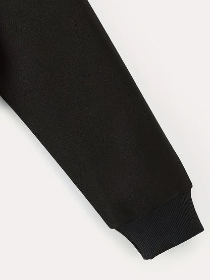 Men's New Year's Eve Fireworks Print Hooded Sweatshirt - Happy New Year Back Design with Adjustable Drawstring Hood, Loose Fit Streetwear Pullover, Warm Winter Casual Sweater for Parties & Casual Attire (Machine Washable), Re