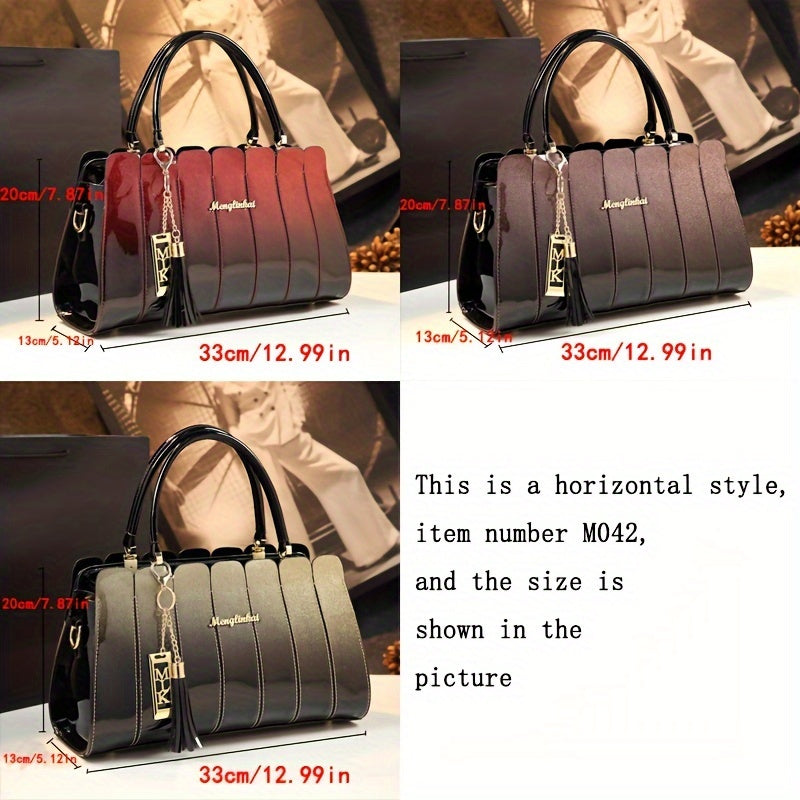 Vintage PU Leather Shoulder Bag with Removable Strap for Women