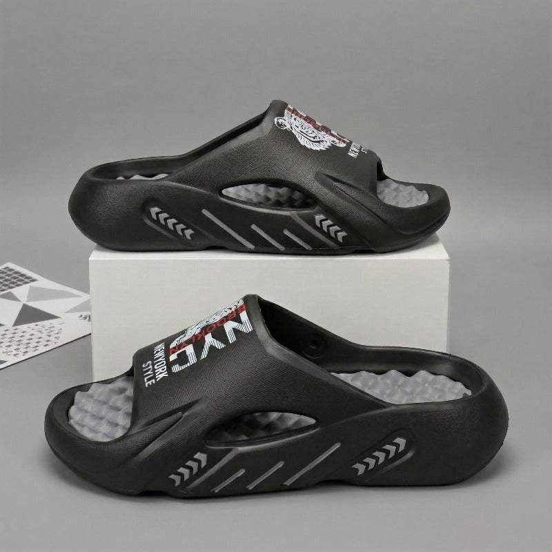Men's EVA Casual Slip-On Slippers - Soft, Non-Slip, All-Season