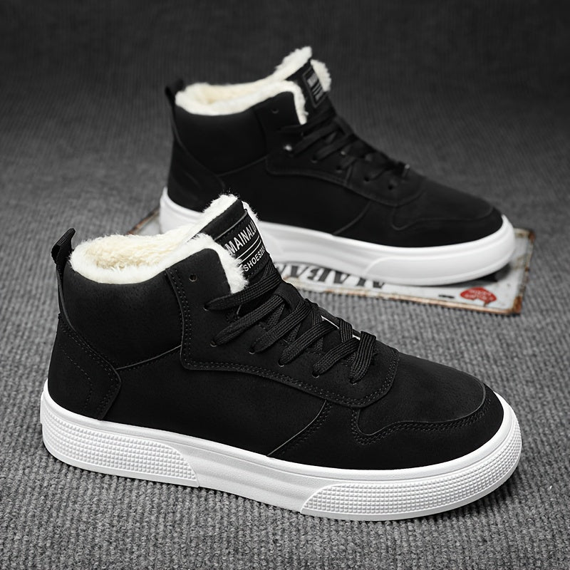 Men'S & Women'S Winter Snow Boots - Heavy-Duty PVC Sole, Warm & Arch Support - All-Season Ankle Boots with Lace-Up Closure - Heavy-Duty Traction Tread, - Ideal For Ice, Snow, Hiking, Winter Boots, Hiking Footwear, Outdoor Foo