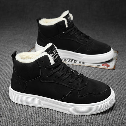 Men'S & Women'S Winter Snow Boots - Heavy-Duty PVC Sole, Warm & Arch Support - All-Season Ankle Boots with Lace-Up Closure - Heavy-Duty Traction Tread, - Ideal For Ice, Snow, Hiking, Winter Boots, Hiking Footwear, Outdoor Foo