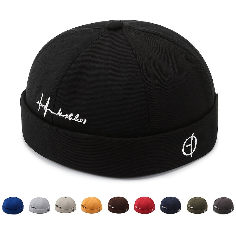 Lightweight Black Korean Style Bucket Hat with Adjustable Buckle