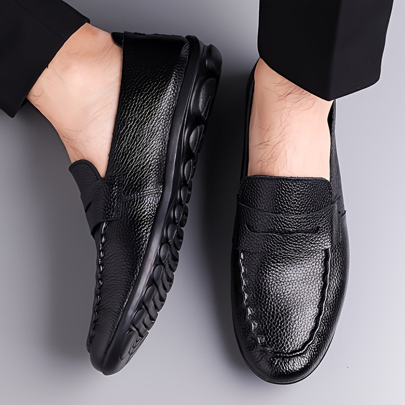 Men's Classic Low-Cut Business Shoes - Comfortable Formal Slip-Ons