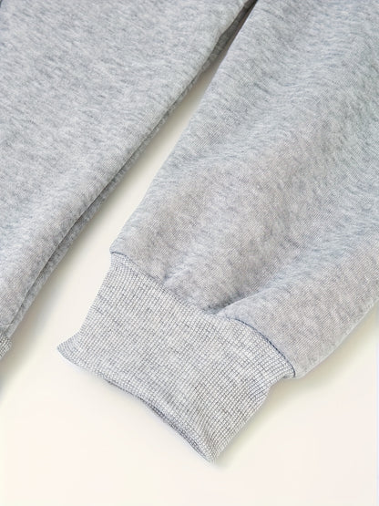 Men'S Navy Blue Hooded Zip-Up Sweatshirt - Casual Long Sleeve Pullover with Front Pockets, Soft Polyester Fabric, Perfect for Fall/Winter, Everyday Comfort Apparel|Hooded Sweatshirt|Zippered Hoodie