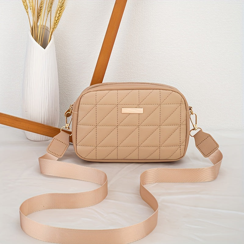 Նոր ամառային կանացի ասեղնագործված ուսապարկ, ոճային խաչաձև պայուսակ, իդեալական է ամենօրյա հագուստի համար, կարող է տեղավորել հեռախոս և կոսմետիկա, փոքր քառակուսի պայուսակ։