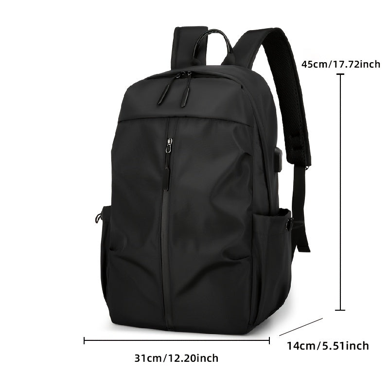 TMOOS Lightweight Large Capacity Backpack - Heavy-Duty Oxford Fabric Travel, Gym, Hiking, Laptop Backpack with Multiple Compartments, Padded Shoulder Straps - Convertible Crossbody Bag for Men, Women, Students, Professionals