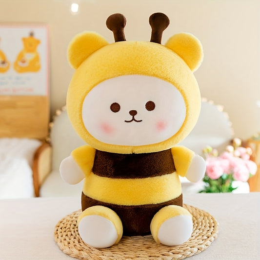 Cute Bee Bear Plush Toys, Cartoon Dolls, Sofa Cushions, Bed Hugs, Children's Girls' Gifts