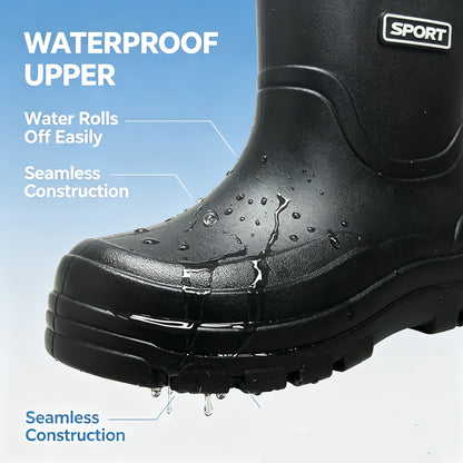 Men's Waterproof High-Top EVA Winter Snow Boots