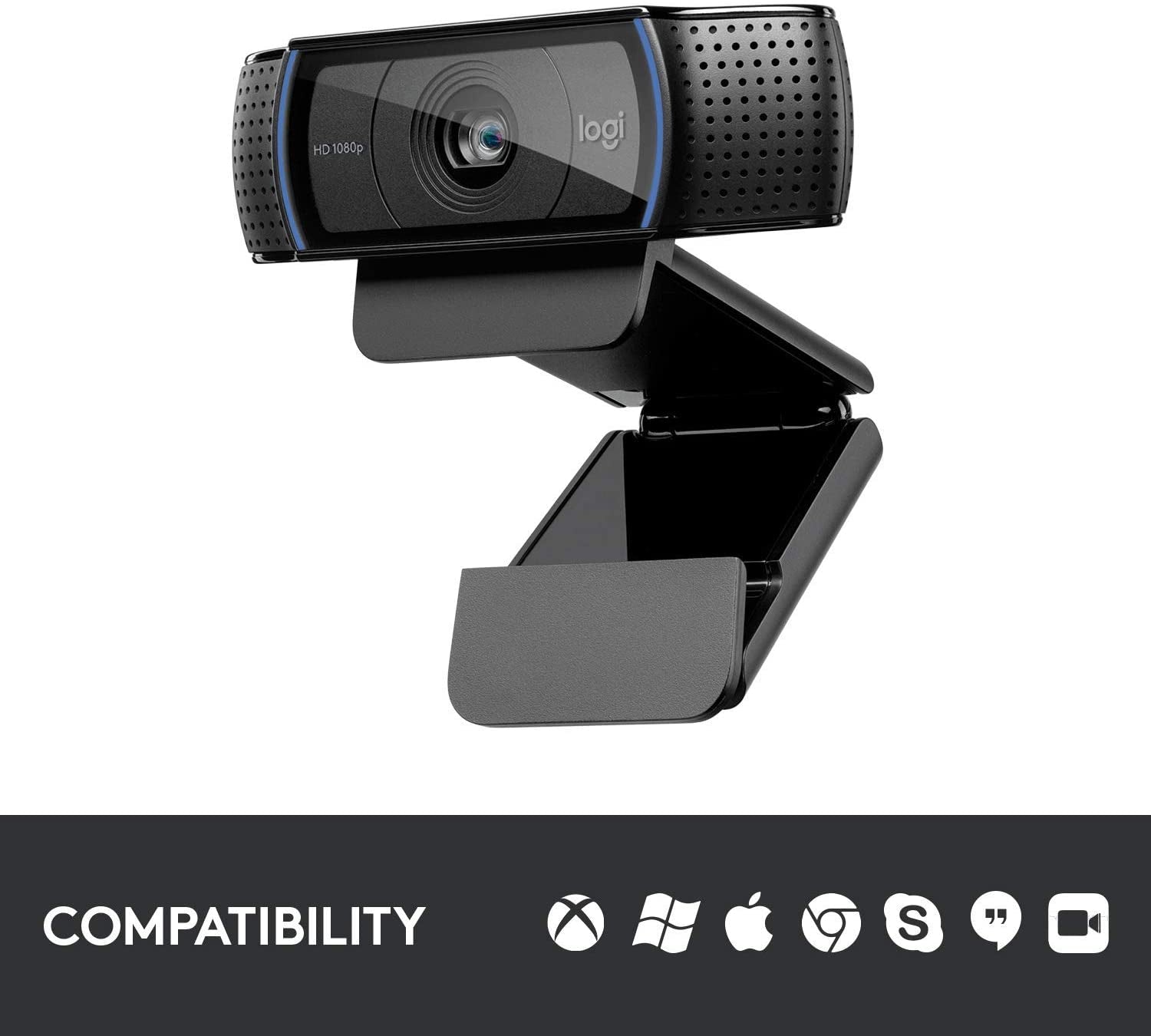 Logitech C920 Hd Pro Webcam (Black) Black