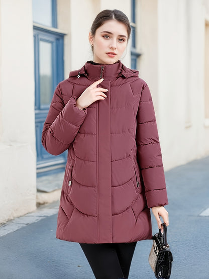 Կանացի էլեգանտ ձմեռային բաճկոն - Մազերի նման ուլունքաձև կոճակներով փակվող վերարկու, փքված չէ, ձեռքով լվացվող երկար թևքերով վերնազգեստ ցուրտ եղանակի համար (անկանոն և պաշտոնական) - սև բաճկոն առանց գոտու/պարագաների (պատրաստի կրելու), ձմեռային Ջա