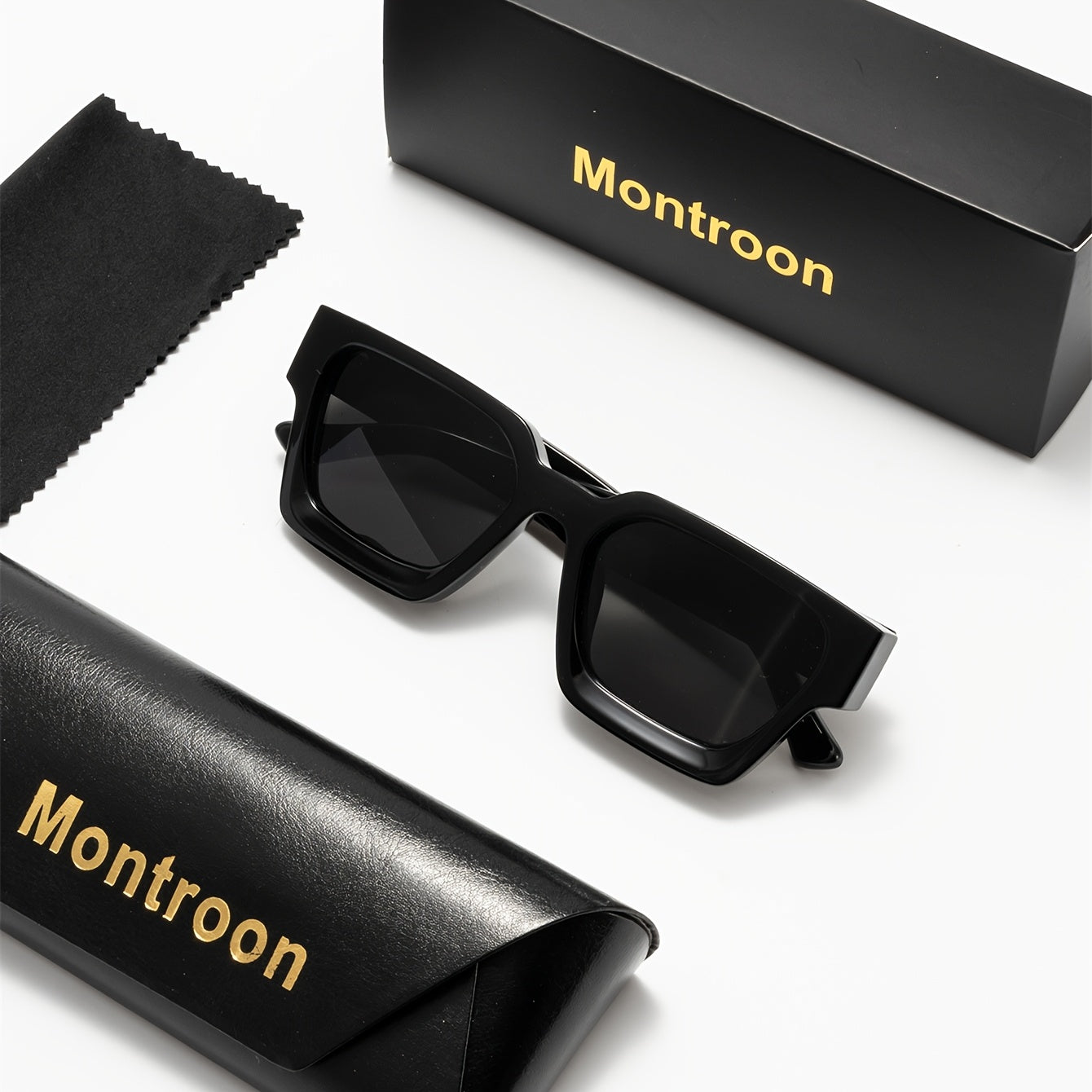 Vintage Square Frame Minimalist Polycarbonate Glasses