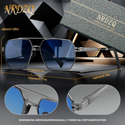 Men's Vintage Polarized Stainless Steel Sunglasses UV400
