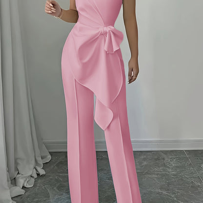 OM307B Elegant Women's Vest and Pants Set - Stylish Casual Elegance