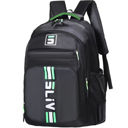 Casual Backpack, Men's Simple Shoulder Bag, Men's Large Capacity Middle School Student Backpack, Computer Travel Bag