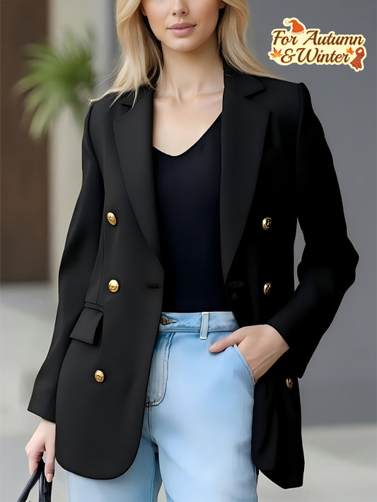 2025 թվականի նոր աշուն-ձմեռ կանացի բլեյզեր, առօրյա, պրոֆեսիոնալ կոստյումի բաճկոն կանանց համար, էլեգանտ, սովորական վերարկու, նորաձև, ճանապարհորդական հագուստ