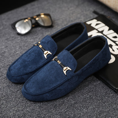 Men's Casual Canvas Slip-On Shoes Round Toe Summer Style