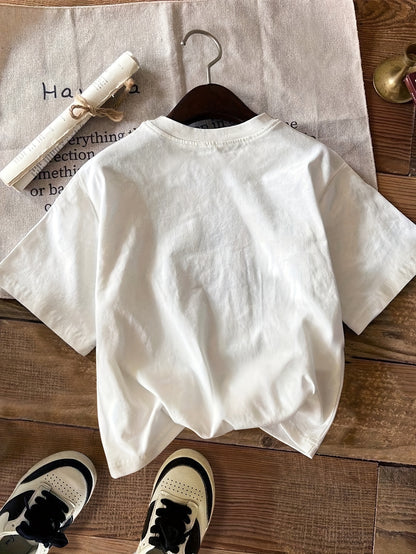 Ladies' Casual T-shirt With Letters, NEW NY USA Pattern, Circular Nect, Summer And Spring Fashion Clothing