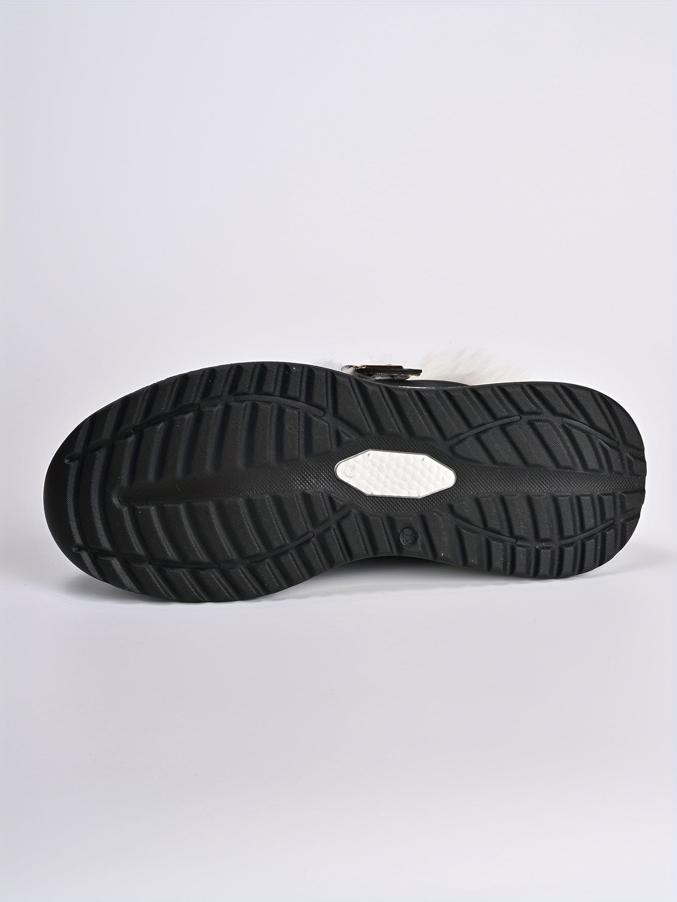 Women's Plush Winter Snow Boots with Faux Collar & - Slip-On/Lockable Ankle Strap, Cushioned PVC Sole - Grey/Lavender Synthetic - Warm Cozy Shoes for Ice, Snow, Indoor/Outdoor (Wide Widths Available) - Ideal, Winter Boots For