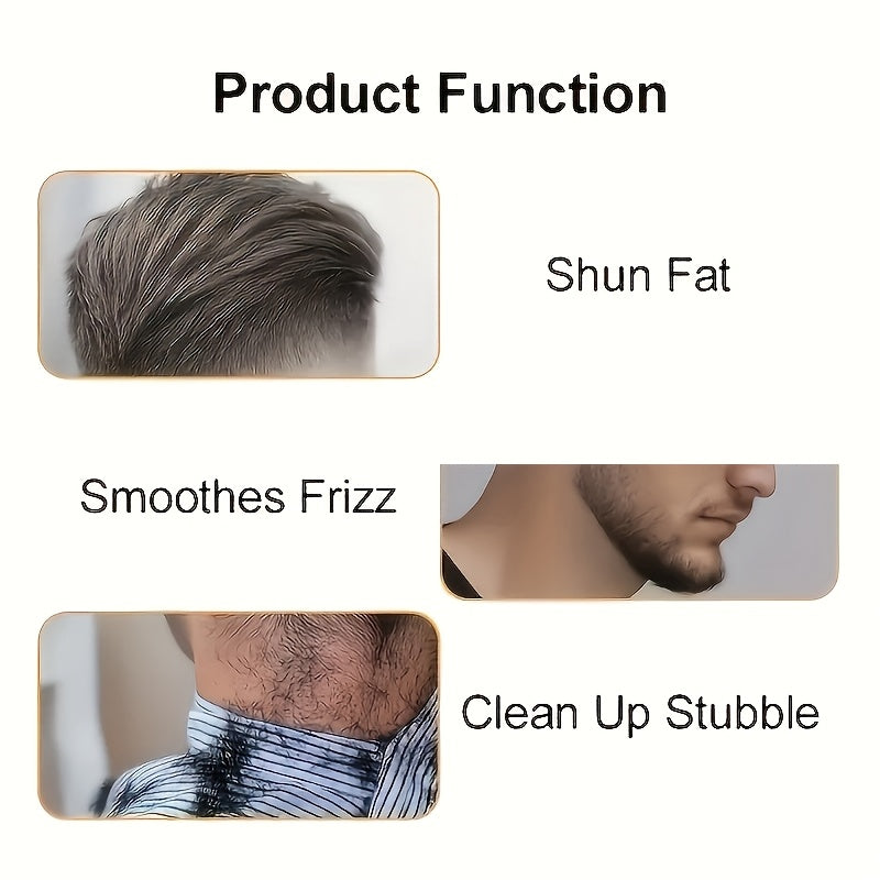 YAIAWISU Men's Cordless Electric Hair Clippers & Beard Trimmer with LCD Screen, USB-Rechargeable Cordless Grooming Kit, T-Blade Trimmer with Guide Comb Suitable for Hair, Shaving, and Scalp Trimming