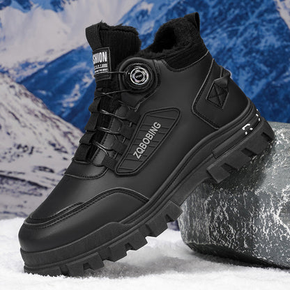 Տղամարդկանց համար նախատեսված առօրյա, նորաձև սպորտային լեռնագնացության կոշիկներ LD991 | Ցածր գոտկատեղով, արհեստական ​​վերնամասով, առաձգական ժապավենով փակվող, իդեալական է աշուն/ձմեռ բացօթյա գործունեության համար