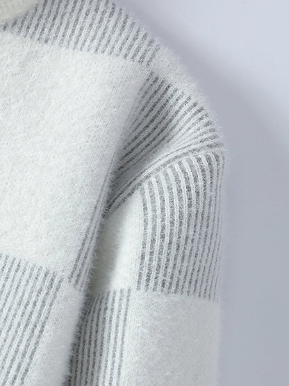 Նոր տղամարդու աշնանային և ձմեռային սվիտեր՝ կլոր վզով, ջերմության համար, տրիկոտաժե