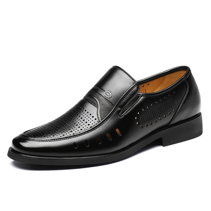 Men's Summer Slip-On Oxford Shoes Breathable Non-Slip Casual Business