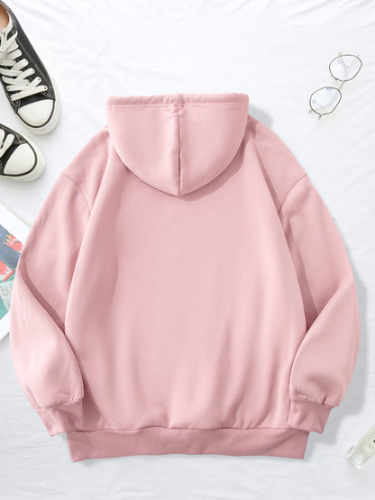 Women'S Winter Warmth Hooded Sweatshirt with Cute Snowman & Snowflake Print - Thick Fleece-Lined Long Sleeve Pullover, Cozy Casual Winter Sweater for Fall & Winter, Winter Sweatshirts, Seasonal Clothing, Playful Design, Soft