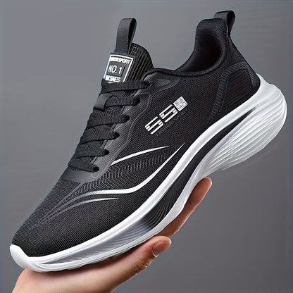 Men'S Breathable Mesh Casual Sports Shoes for Spring And Summer, Soft-Soled Non-Slip Shock-Absorbing Running Shoes for Students - Oversized Tennis Casual Walking Fitness Hiking Shoes - The Perfect Athletic Footwear for Outdoo - ayq