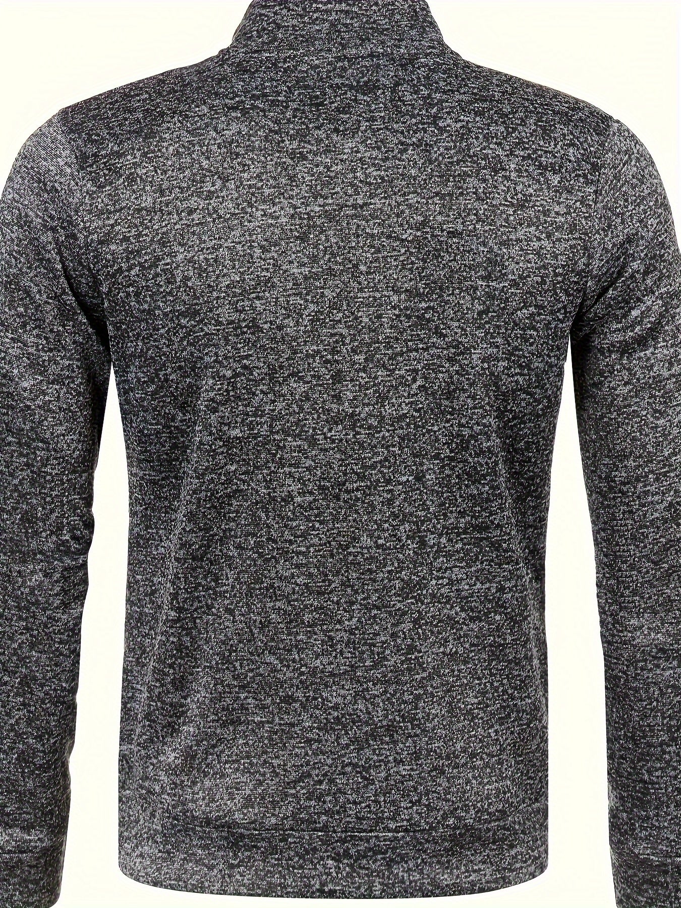 Elegant Mid Stretch Cardigan, Men's Casual Full Zip Up Cardigan Sweater Coat For Fall Winter