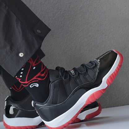 Nike Air Jordan 11 Low Bred Men's Retro Basketball Sneakers