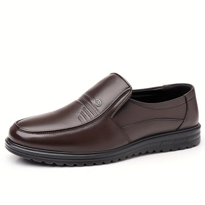 Men's Large Size Breathable Slip-On Business Casual Shoes