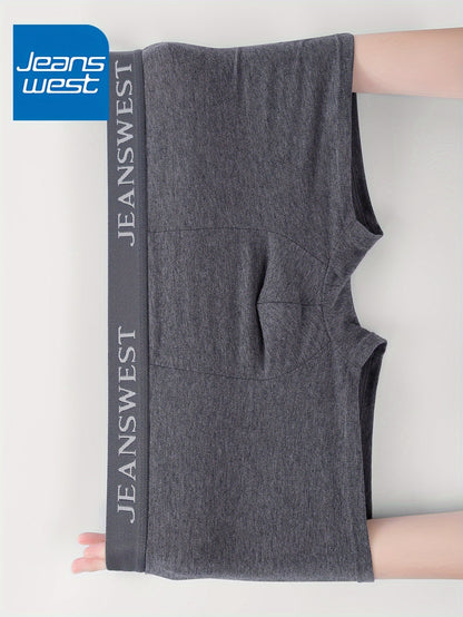 Men's Classic Solid Cotton Briefs 4-Pack Comfortable Fit