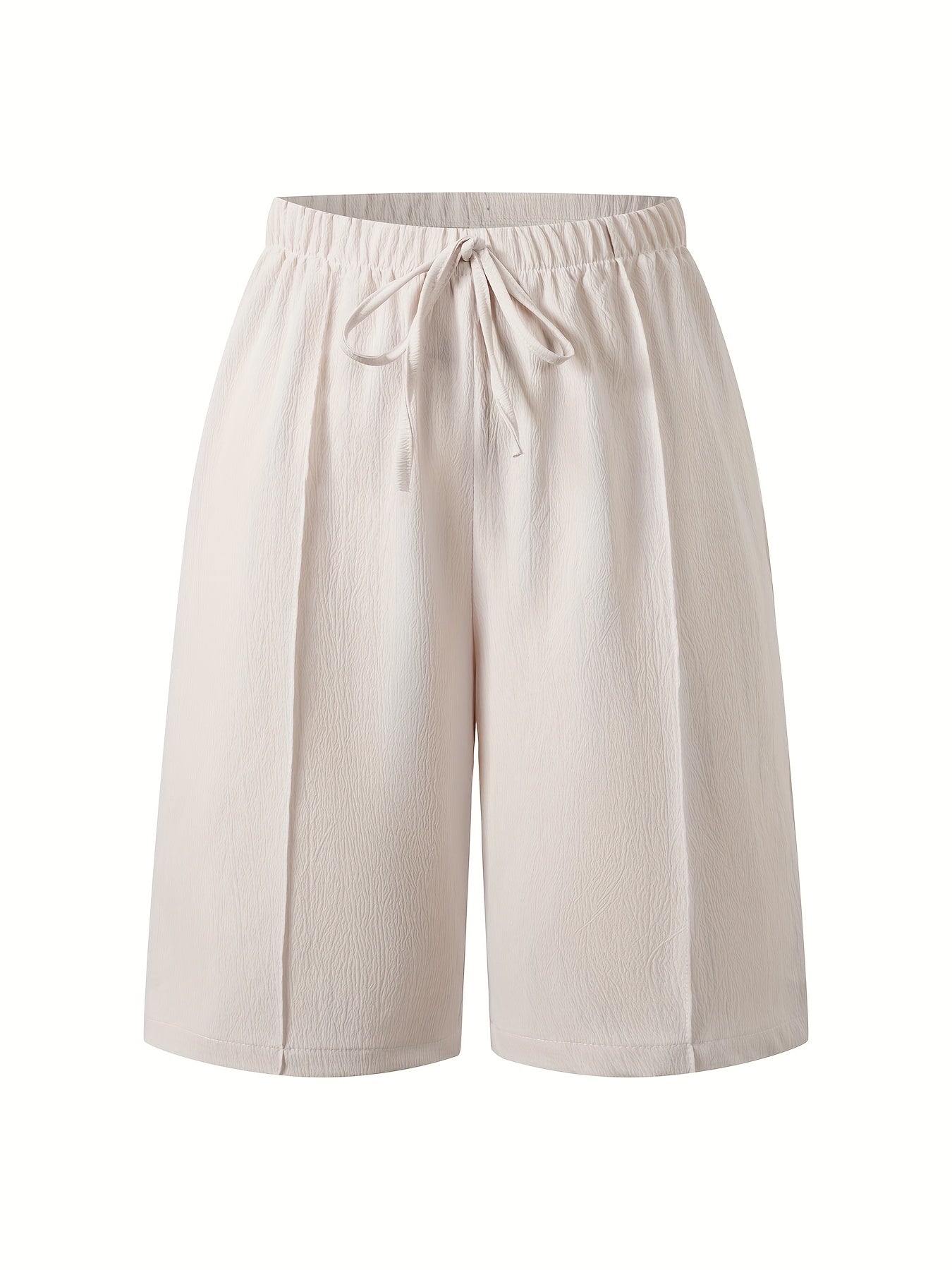 Women's Vacation Shorts Solid Color Polyester Lightweight