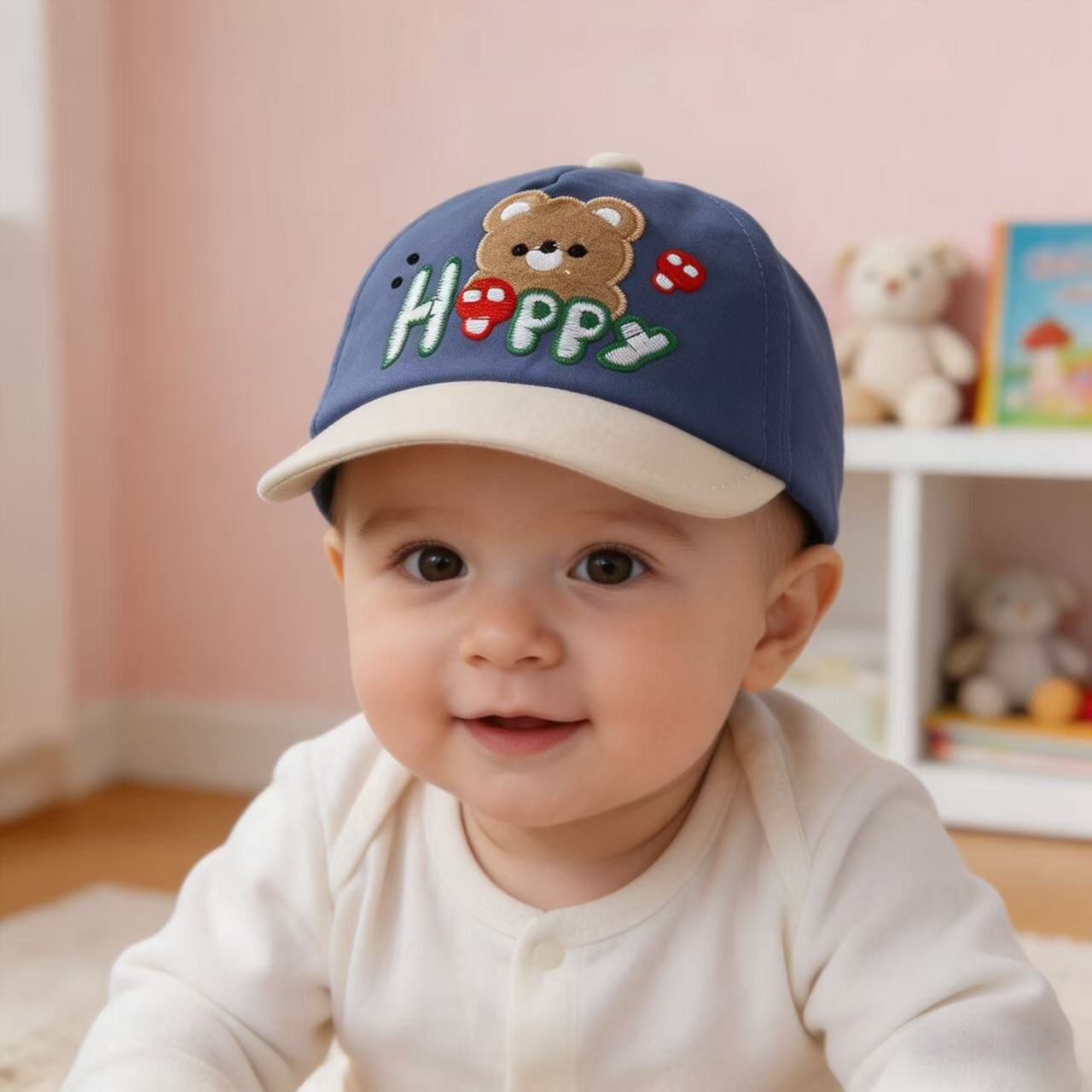 Baby Sun Hat for Infants 3-18 Months Lightweight Soft Brim Cap