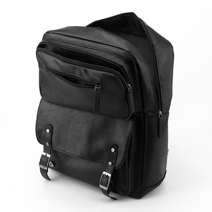 Men'S Simple Large Capacity Business Travel Backpack, Material, Daily Commute Sports Casual Computer Bag for College Students