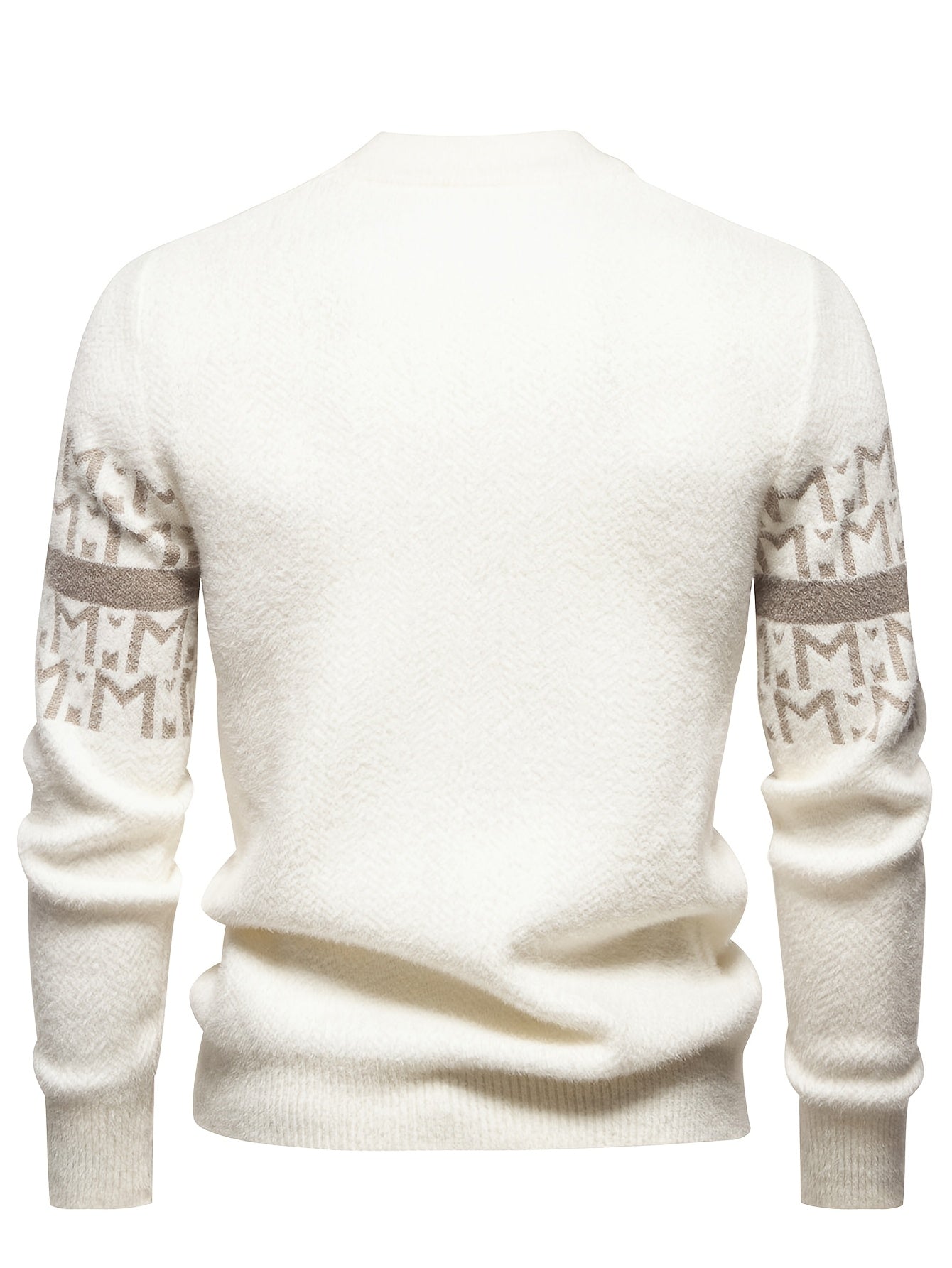 Տղամարդկանց նոր աշուն/ձմեռ տրիկոտաժե սվիտեր, բարձր վզնոցով, ամենօրյա, նորաձև, տաք հիմք - Senmeigou