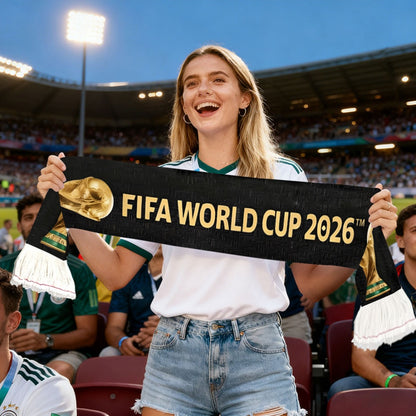 FIFA 2026 World Cup Football Fan Scarf, Knit Polyester