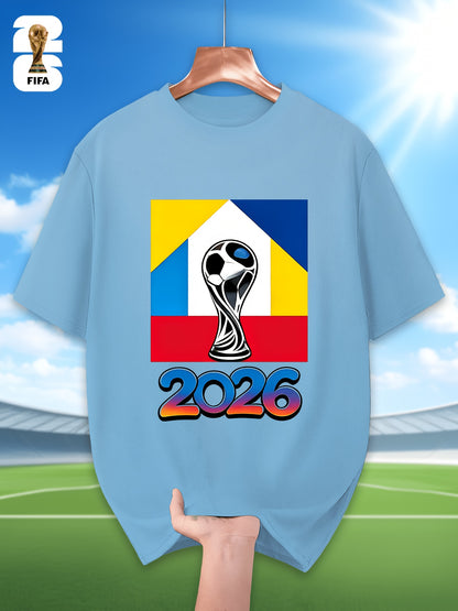 Men's FIFA 2026 Casual Crew Neck T-Shirt for Training & Running