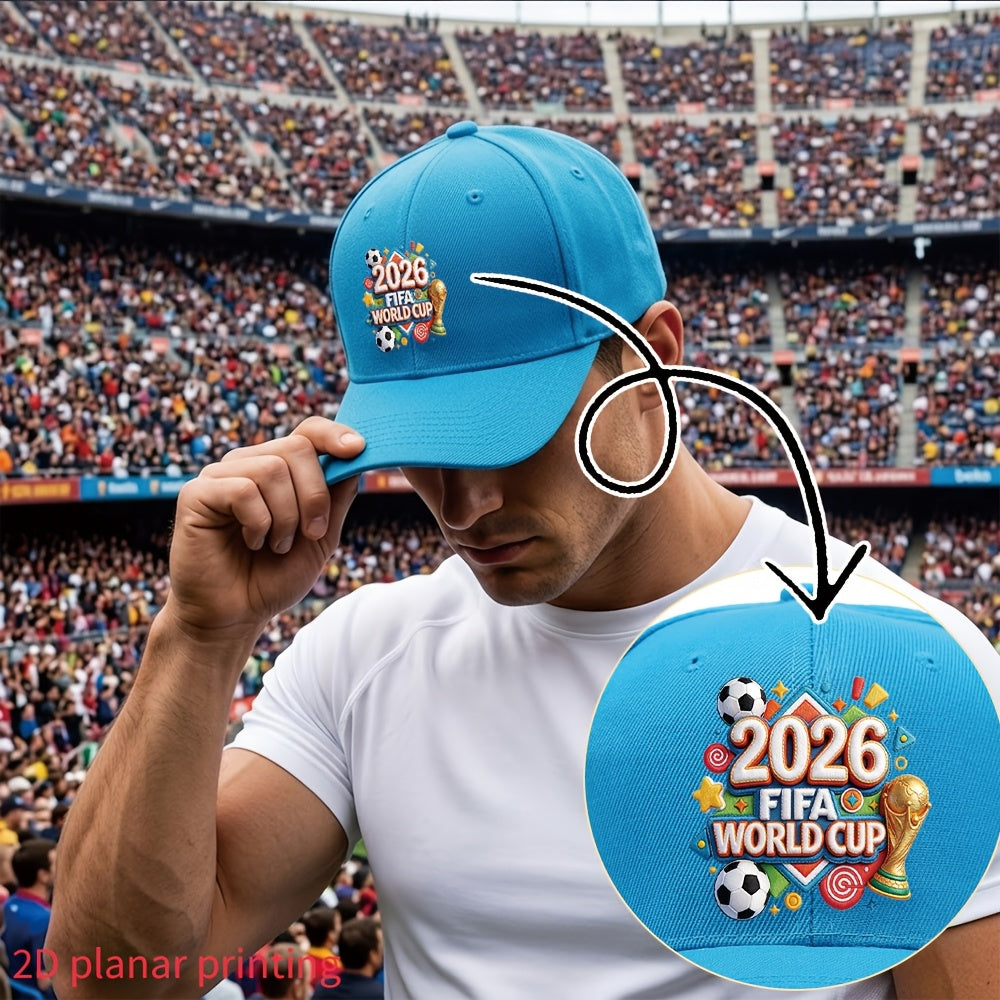 Unisex FIFA 2026 Baseball Cap – Lightweight Adjustable Sun Hat