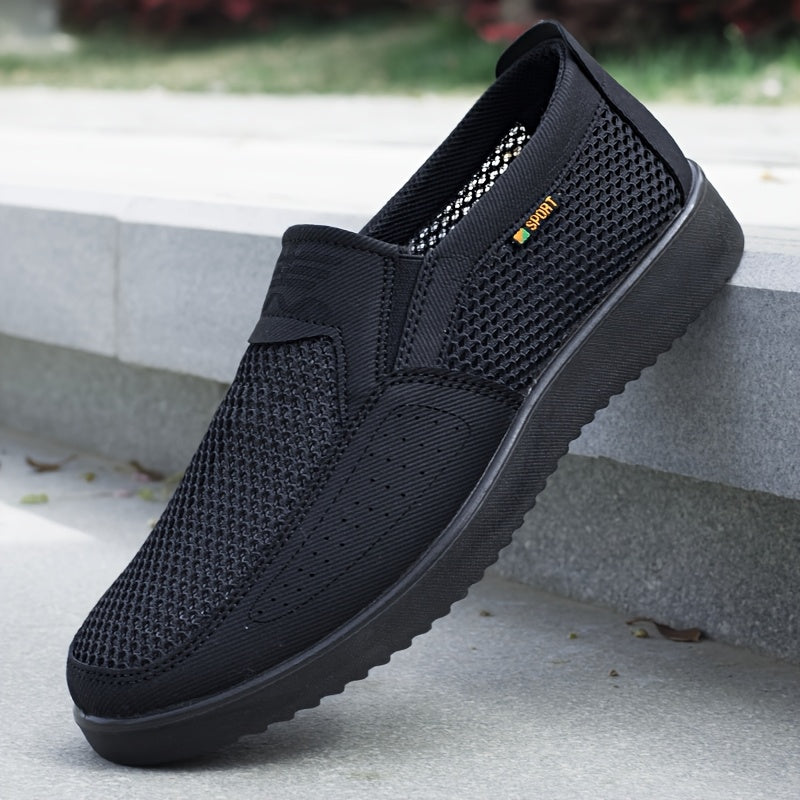 Men's Breathable Slip-On Casual Large Size Sneakers - ayq