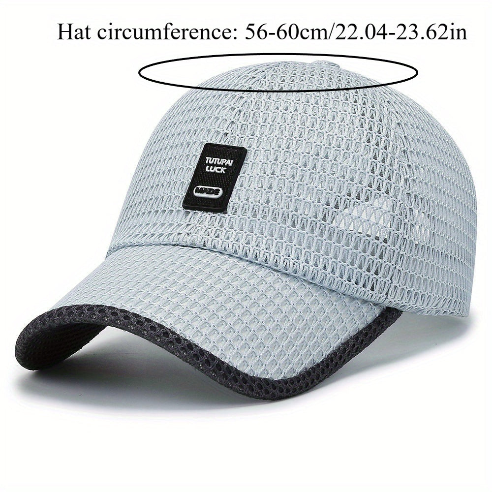 2 Pack Summer Breathable Baseball Caps for Men & Women