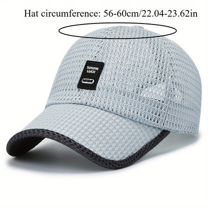 2 Pack Summer Breathable Baseball Caps for Men & Women