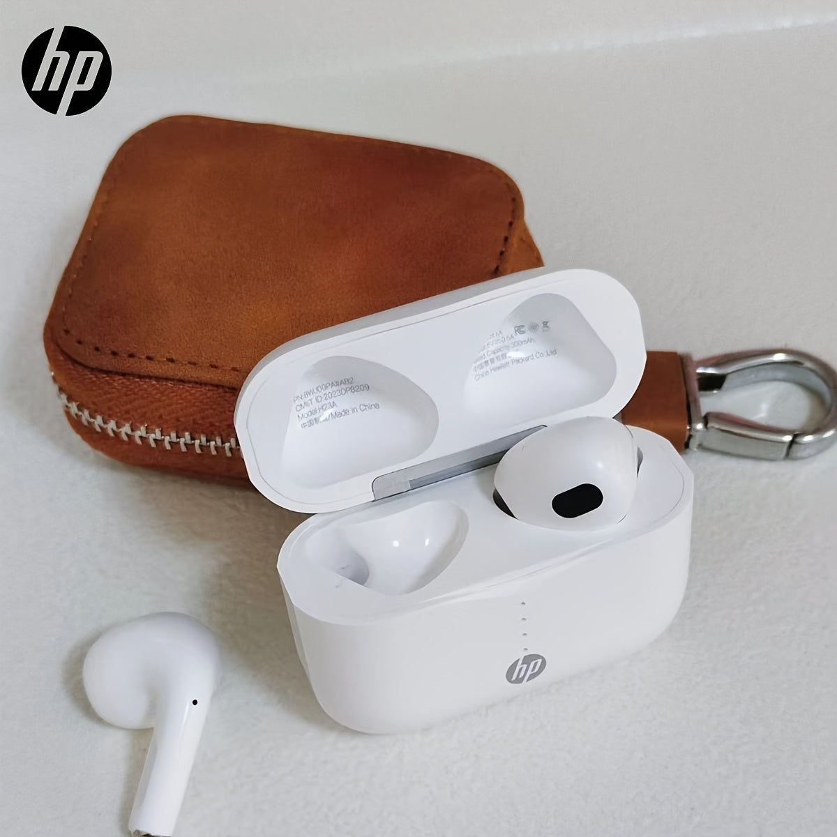 HP Wireless EarBuds, Over 30 Hours Battery Life, Touch Control, Rechargeable Lithium Battery, Compatible with Apple & Android, Built-in Microphone, Type-C Port Charging