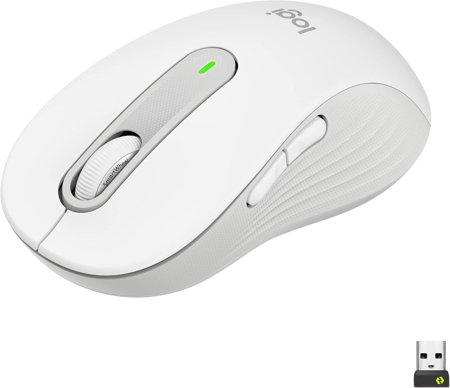 Logitech Signature M650 Wireless Mouse - for Small to Medium Sized Hands, 2-Year Battery, Silent Clicks, Customizable Side Buttons, Bluetooth, for Pc/Mac/Multi-Device/Chromebook - Black
