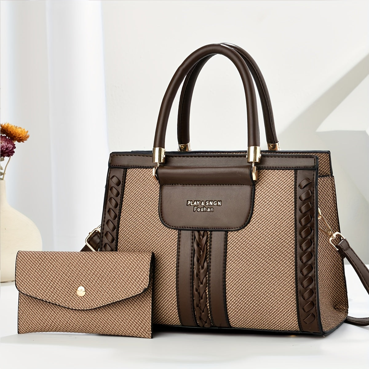 Elegant High-Capacity PU Crossbody Bag for Women